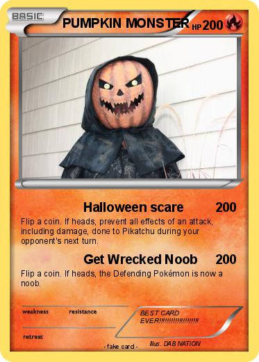 Pokemon PUMPKIN MONSTER