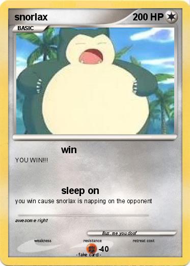 Pokemon snorlax