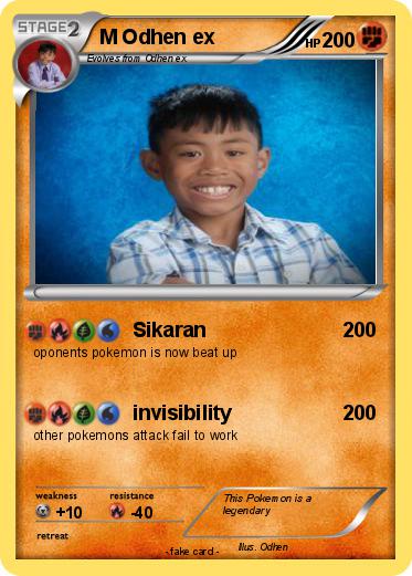 Pokemon M Odhen ex