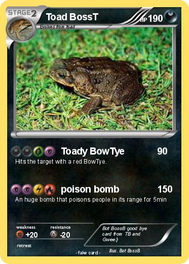 Pokemon Toad BossT