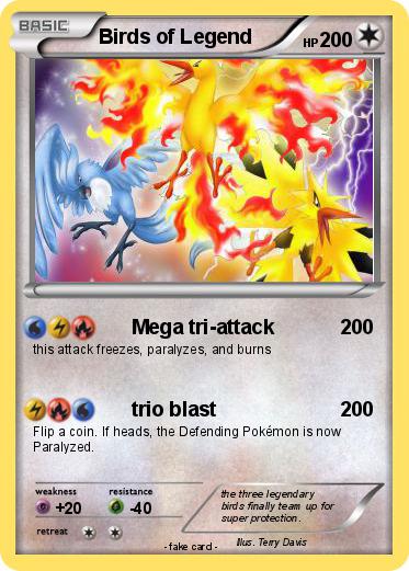 Pokemon Birds of Legend