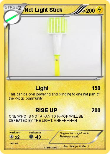 Pokemon Nct Light Stick