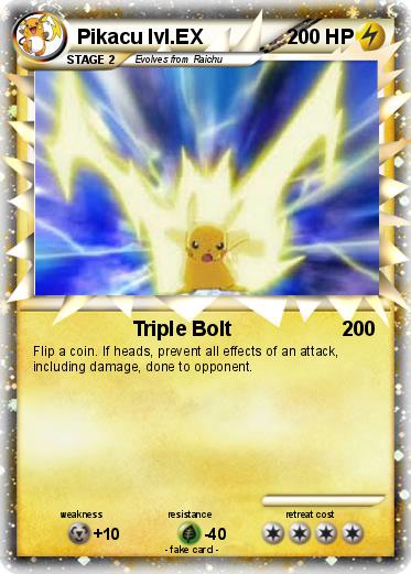 Pokemon Pikacu lvl.EX