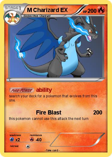 Pokemon M Charizard EX