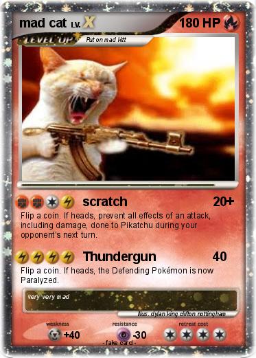 Pokemon mad cat