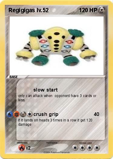 Pokemon Regigigas lv.52