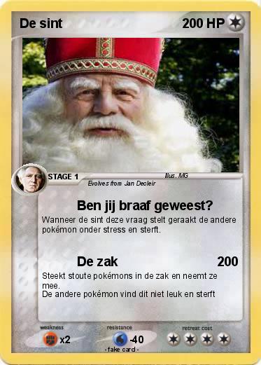 Pokemon De sint