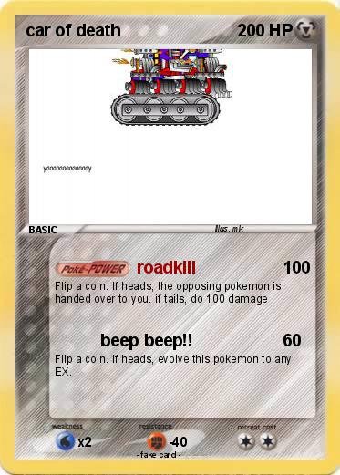 Pokemon car of death