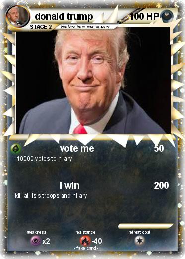 Pokemon donald trump