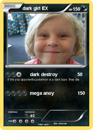 Pokemon dark girl EX