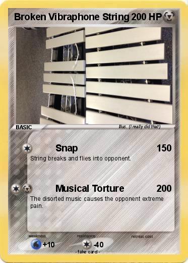 Pokemon Broken Vibraphone String