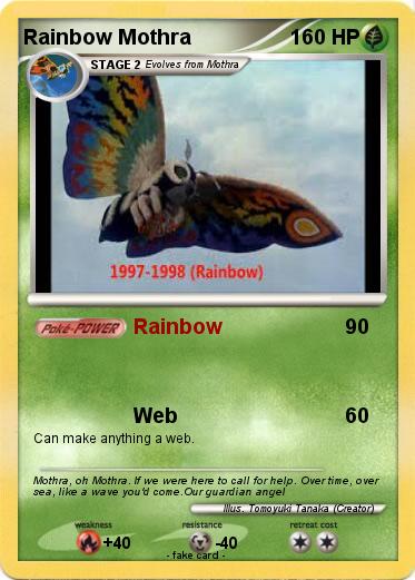 Pokemon Rainbow Mothra