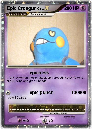 Pokemon Epic Croagunk