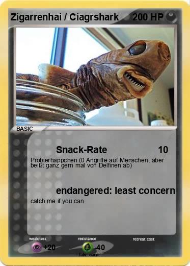 Pokemon Zigarrenhai / Ciagrshark