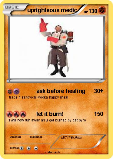 Pokemon uprighteous medic
