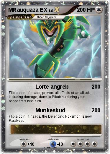 Pokemon MRauquaza EX