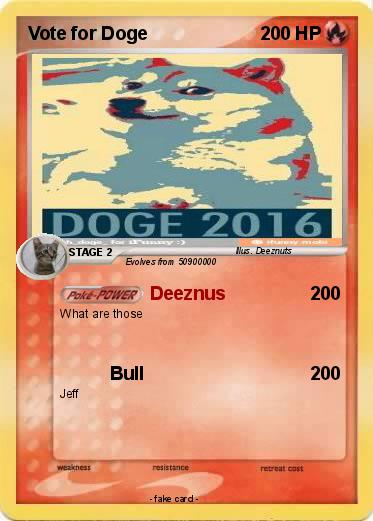 Pokemon Vote for Doge