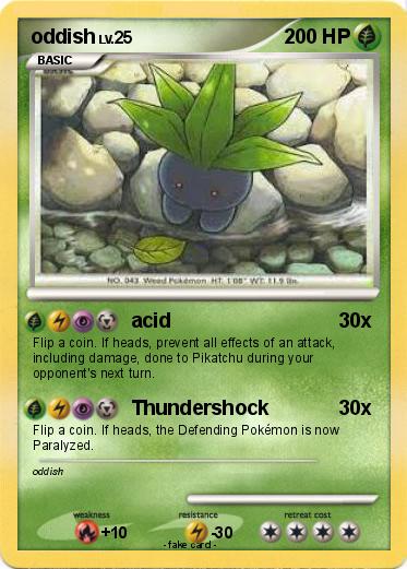 Pokemon oddish