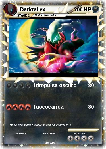 Pokemon Darkrai ex