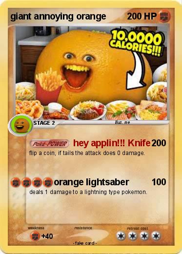 Pokemon giant annoying orange
