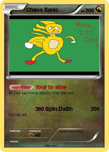 Pokemon Chaos Sanic
