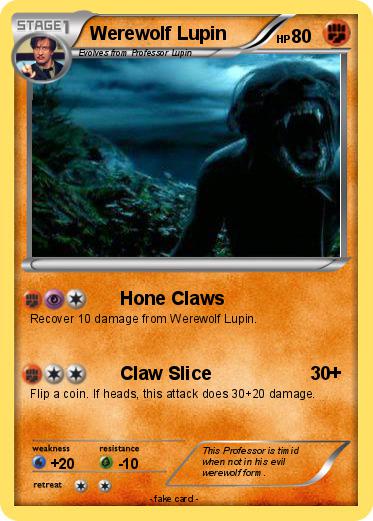 Pokemon Werewolf Lupin