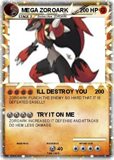 Pokemon MEGA ZOROARK
