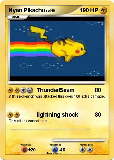 Pokemon Nyan Pikachu