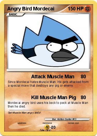 Pokemon Angry Bird Mordecai