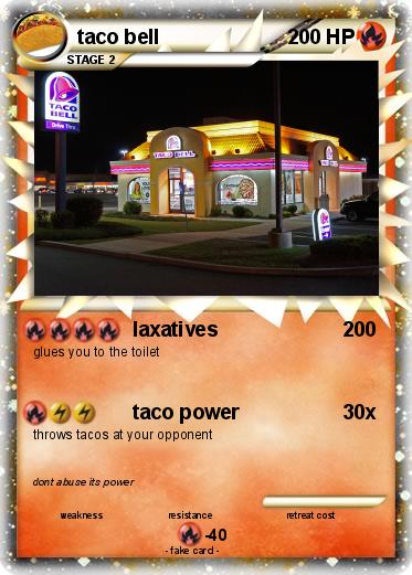 Pokemon taco bell