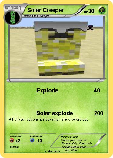 Pokemon Solar Creeper