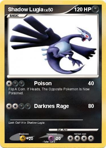 Pokemon Shadow Lugia