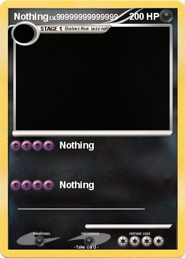 Pokemon Nothing