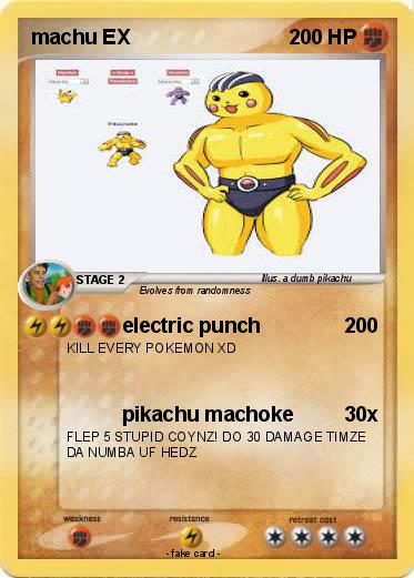 Pokemon machu EX