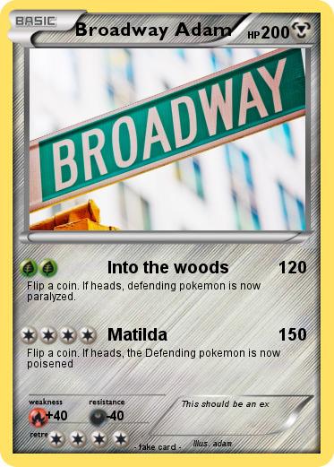 Pokemon Broadway Adam
