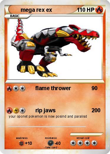 Pokemon mega rex ex