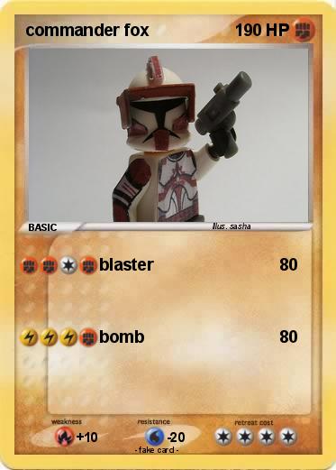 Pokemon commander fox