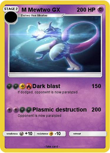 Pokemon M Mewtwo GX