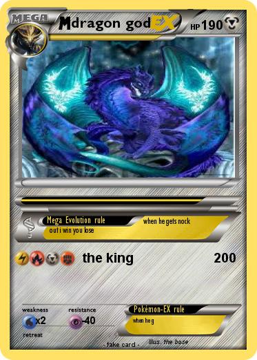 Pokemon dragon god