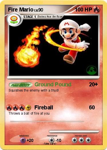 Pokemon Fire Mario