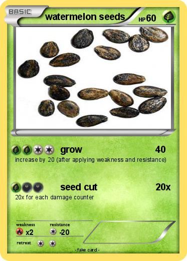 Pokemon watermelon seeds