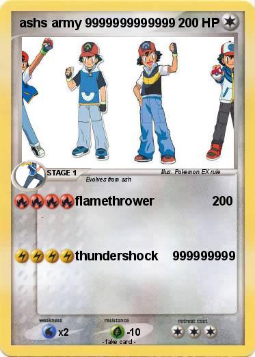 Pokemon ashs army 9999999999999