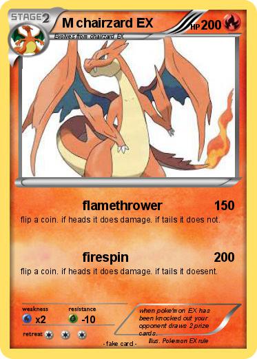 Pokemon M chairzard EX