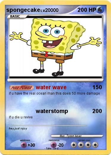 Pokemon spongecake