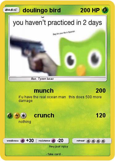 Pokemon doulingo bird