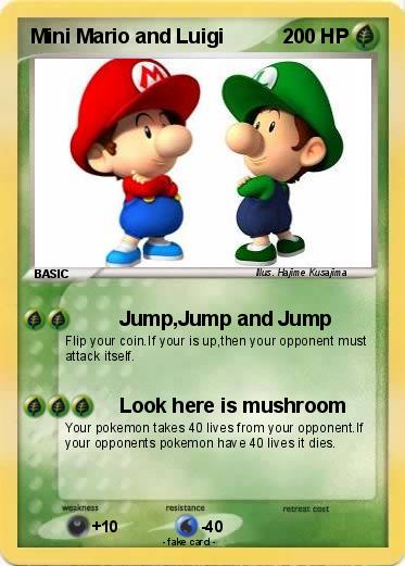 Pokemon Mini Mario and Luigi