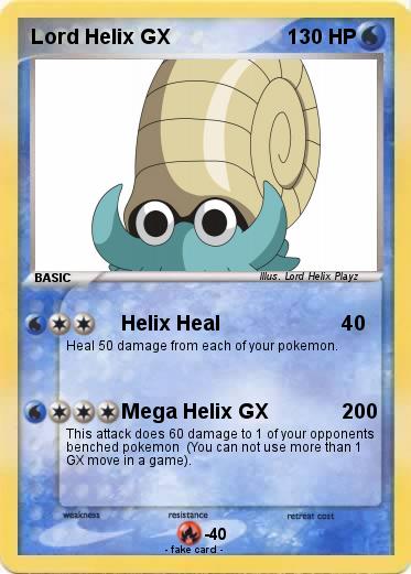 Pokemon Lord Helix GX