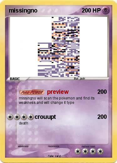 Pokemon missingno