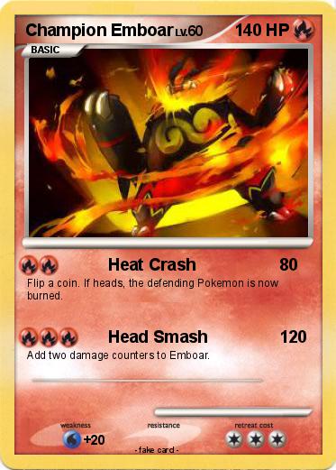 Pokemon Champion Emboar