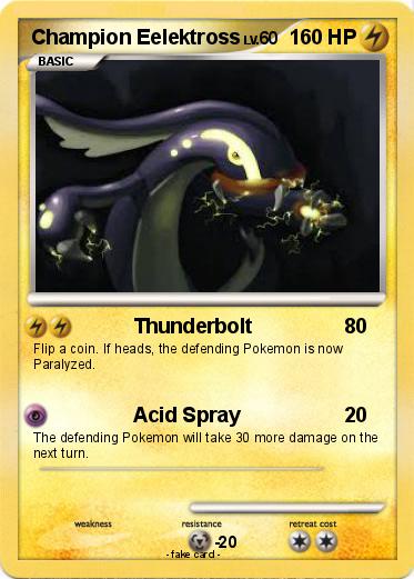 Pokemon Champion Eelektross
